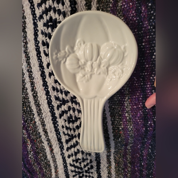 NWT pumpkin themed spoon rest - Picture 3 of 6